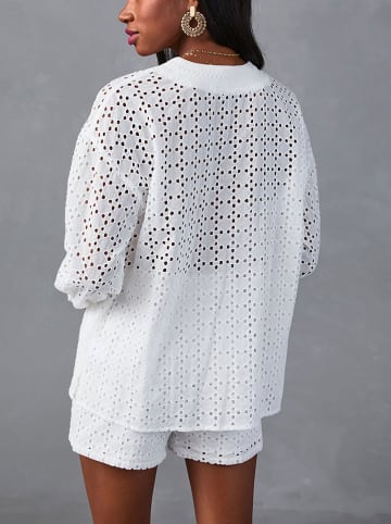 Milan Kiss Bluse in Weiß