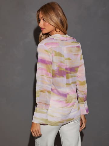 LA Angels Bluse in Lila/ Creme