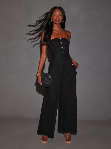 LA Angels Jumpsuit in Schwarz