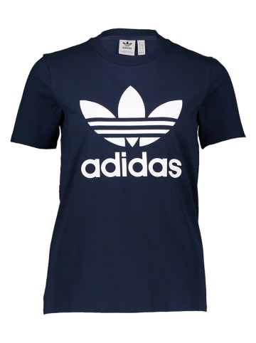 adidas Shirt "Trefoil" in Dunkelblau
