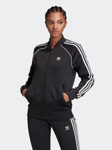 adidas Sweatjacke in Schwarz