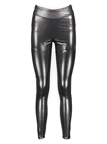 adidas Trainingsleggings "ASMC" in Schwarz/ Silber