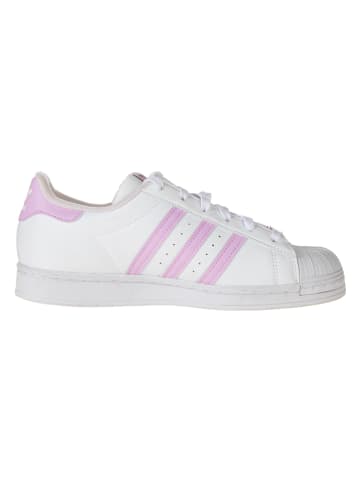 adidas Sneakers "Superstar" wit/lichtroze