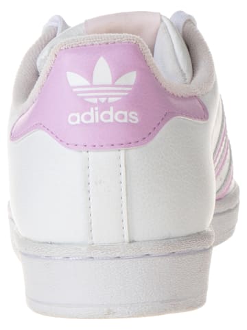 adidas Sneakers "Superstar" wit/lichtroze