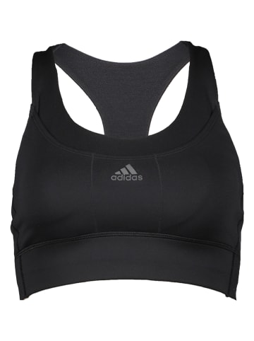 adidas Biustonosz sportowy "Run" w kolorze czarnym
