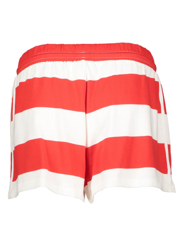adidas Shorts in Rot/ Weiß