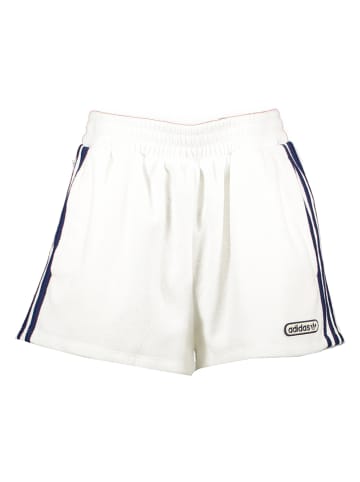adidas Shorts "Towel" in Weiß/ Schwarz