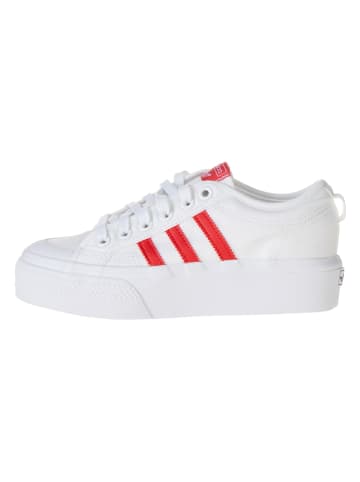 Adidas nizza white red clearance