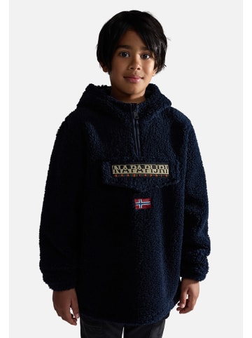 Napapijri Fleecepullover "Burgee" in Dunkelblau