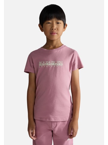 Napapijri Shirt "Box" in Rosa