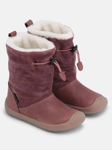 Bundgaard Leder-Boots "Walker Pull II" in Rosa