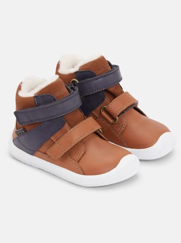 Bundgaard Skórzane sneakersy "Walk Winter" w kolorze jasnobrązowym