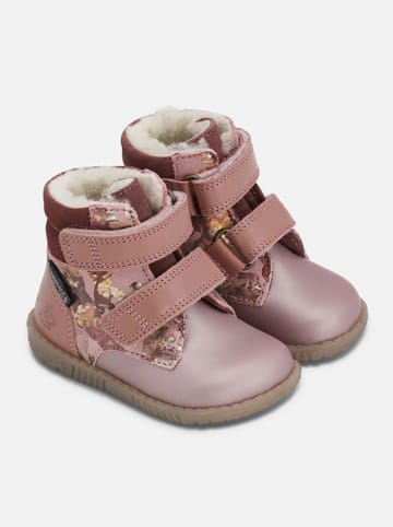 Bundgaard Leder-Winterboots "Rabbit" in Rosa