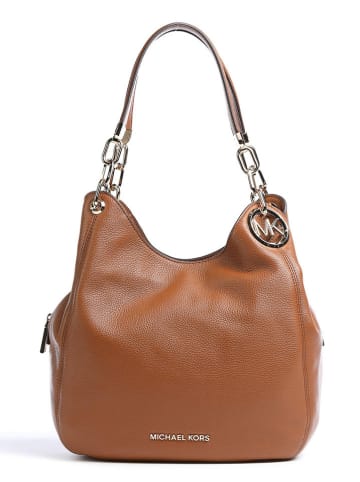 Michael Kors Leren schoudertas camel - (B)31 x (H)30 x (D)6 cm
