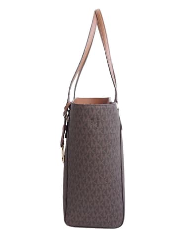 Michael Kors Leren shopper donkerbruin - (B)40 x (H)34 x (D)13 cm