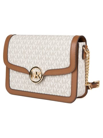 Michael Kors Umhängetasche in Creme/ Camel - (B)23 x (H)17 x (T)6 cm