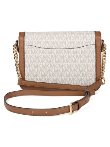 Michael Kors Umhängetasche in Creme/ Camel - (B)23 x (H)17 x (T)6 cm