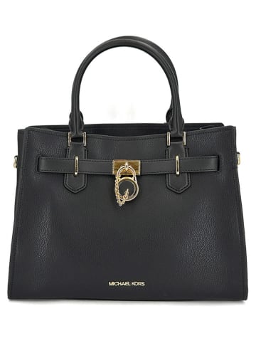 Michael Kors Leder-Henkeltasche in Schwarz - (B)31,5 x (H)24 x (T)13,5 cm