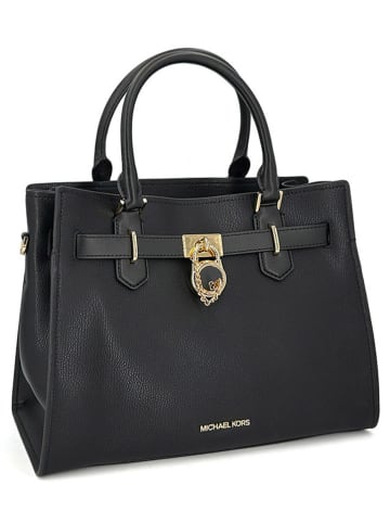 Michael Kors Leder-Henkeltasche in Schwarz - (B)31,5 x (H)24 x (T)13,5 cm