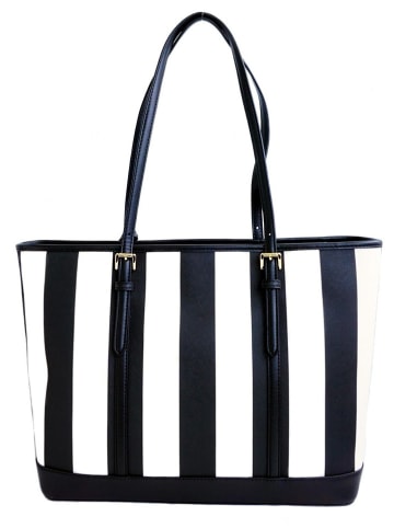 Michael Kors Shopper in Schwarz/ Weiß - (B)28 x (H)28 x (T)13 cm