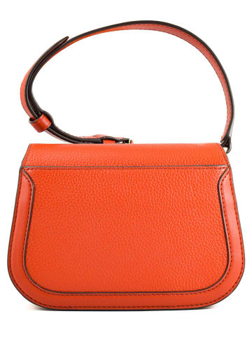 Michael Kors Skórzana torebka w kolorze pomarańczowym - 20 x 15 x 8 cm