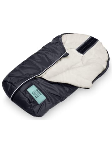Qeridoo Fußsack in Schwarz/ Weiß