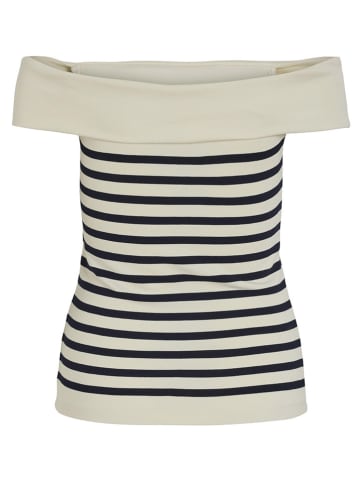 Vila Top beige/zwart