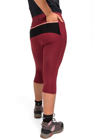 Maier Sports Funktionsleggings "Arenit" in Rot