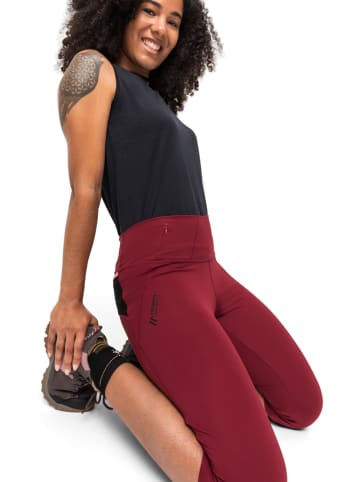 Maier Sports Funktionsleggings "Arenit" in Rot