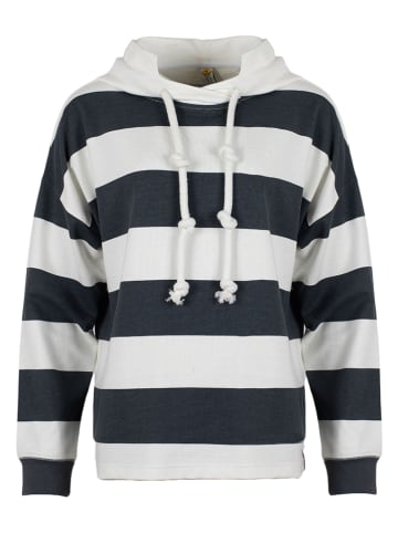 Roadsign Hoodie in Anthrazit/ Weiß