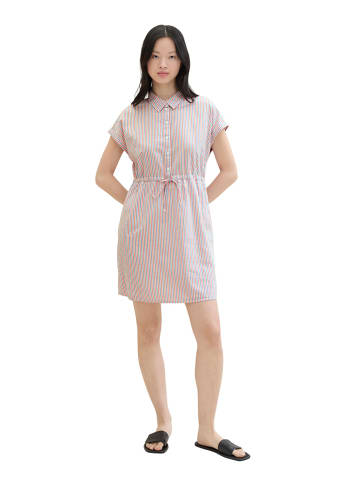 Tom Tailor Jurk blauw/rood/wit