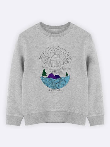 WOOOP Bluza w kolorze szarym