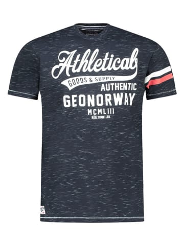 Geographical Norway Koszulka "Jortlab" w kolorze czarnym