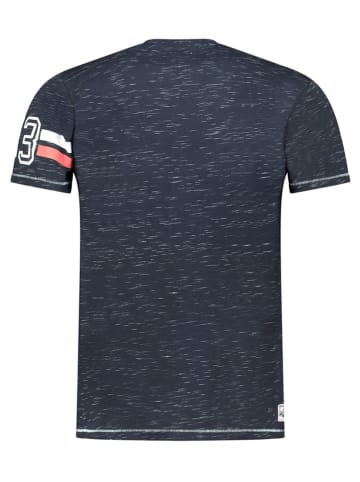 Geographical Norway Koszulka "Jortlab" w kolorze granatowym