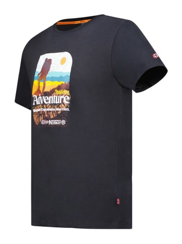 Geographical Norway Shirt "J-Trek" in Schwarz