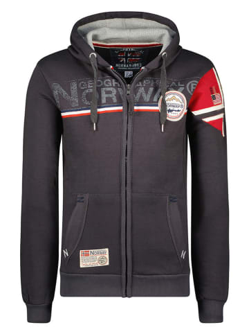 Geographical Norway Bluza "Faponie" w kolorze antracytowym