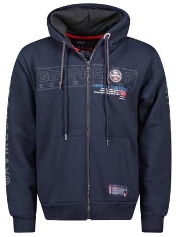 Geographical Norway Sweatjacke "Galette" in Dunkelblau