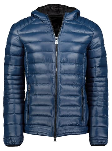 Geographical Norway Doorgestikte jas "Abou" donkerblauw