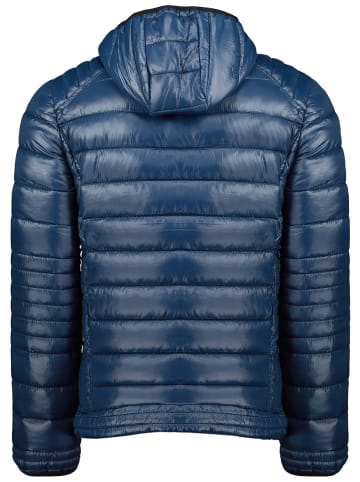 Geographical Norway Doorgestikte jas "Abou" donkerblauw