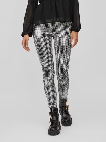 Vila Leggings in Schwarz/ Weiß