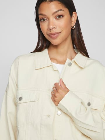 Vila Jeansjacke in Creme