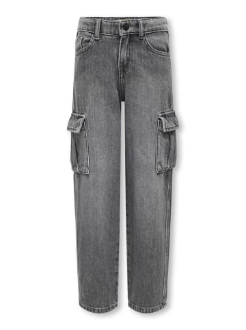KIDS ONLY Cargospijkerbroek - tapered fit - grijs