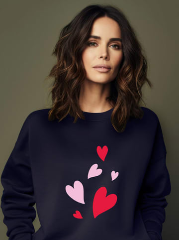 WOOOP Sweatshirt in Dunkelblau