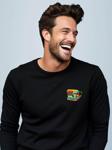 WOOOP Sweatshirt in Schwarz