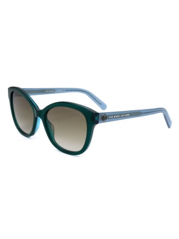 Marc Jacobs Damen-Sonnenbrille in Petrol-Hellblau/ Khaki