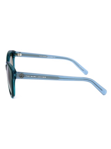 Marc Jacobs Damen-Sonnenbrille in Petrol-Hellblau/ Khaki