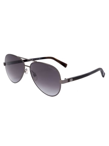 Tommy Hilfiger Unisex-Sonnenbrille in Anthrazit/ Dunkelblau