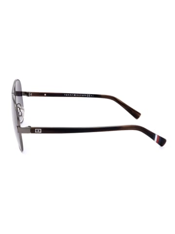 Tommy Hilfiger Unisex-Sonnenbrille in Anthrazit/ Dunkelblau