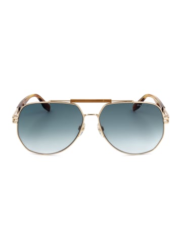 Marc Jacobs Herren-Sonnenbrille in Blau/ Gold