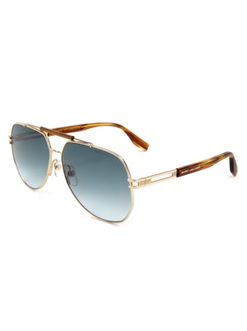 Marc Jacobs Herren-Sonnenbrille in Blau/ Gold